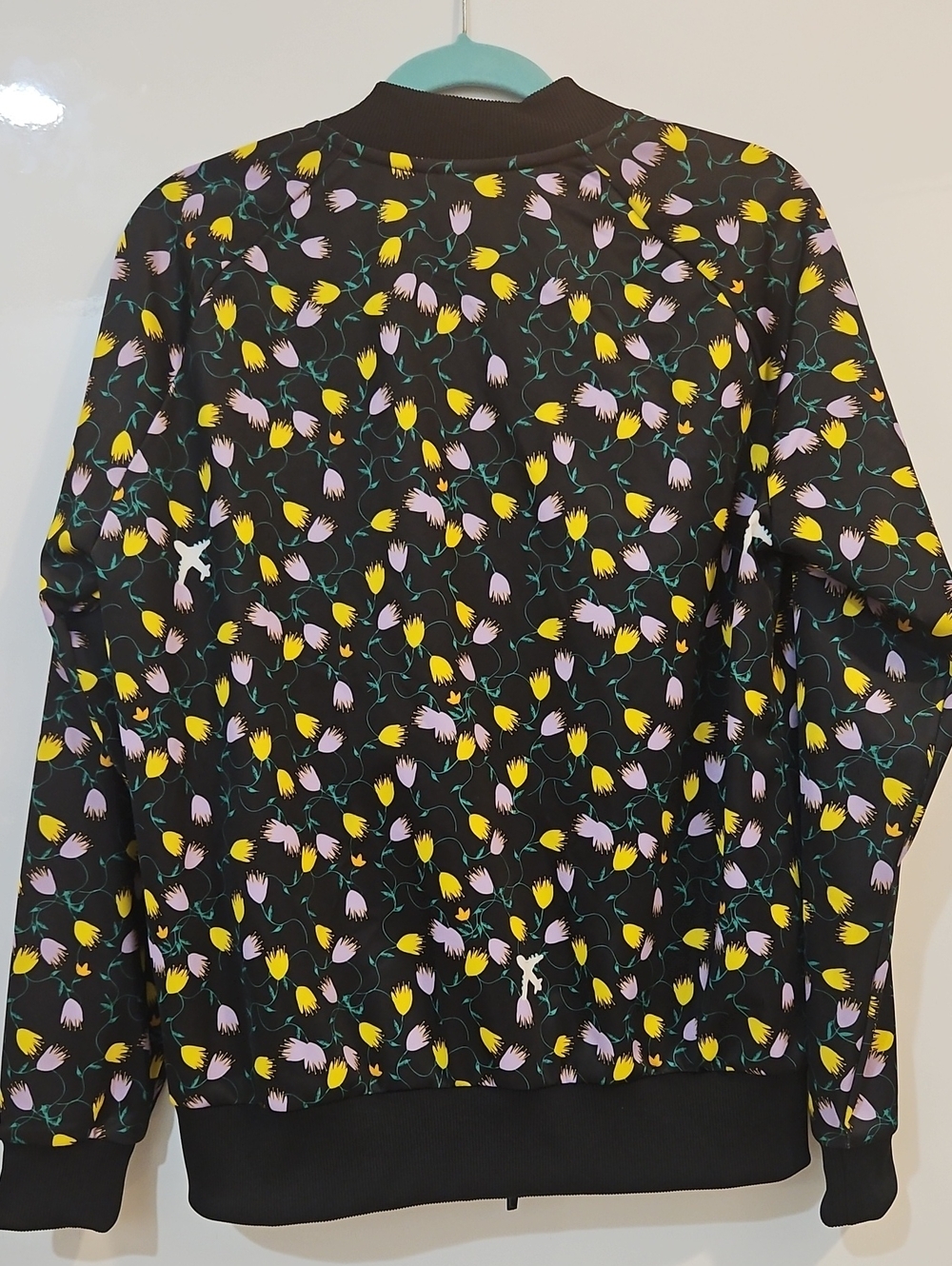 Adidas Floral Zip-Up Jacket - Picture 9 of 13